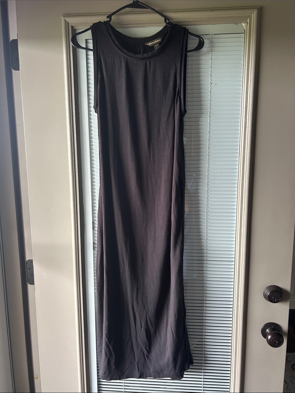 Tommy Bahama Black Sleeveless Maxi Dress